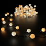Гирлянда кластер-ягодки LUCA LIGHTING на зеленом проводе, теплый белый свет 200 ламп, 8 функций, 500 см 85411